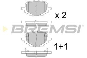 BREMSI BP4156 - PASTILLAS DE FRENO CHANGAN