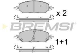 BREMSI BP4162 - PASTILLAS DE FRENO CHERY