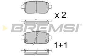 BREMSI BP4163 - PASTILLAS DE FRENO CHERY