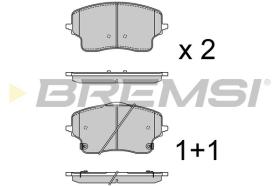 BREMSI BP4165 - PASTILLAS DE FRENO GEELY