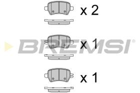 BREMSI BP4167 - PASTILLAS DE FRENO DONGFENG