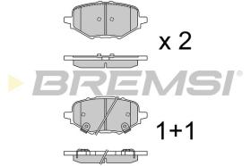 BREMSI BP4170 - PASTILLAS DE FRENO CHANGAN