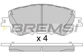 BREMSI BP4175 - PASTILLAS DE FRENO MAZDA