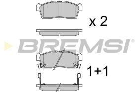 BREMSI BP4181 - PASTILLAS DE FRENO PEUGEOT, CITROEN, SUZUKI