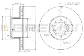 BREMSI CD5186V - DISCOS DE FRENO MERCEDES-BENZ