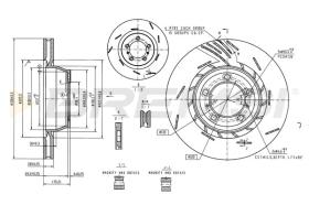 BREMSI CD6161VRD - DISCOS DE FRENO PORSCHE