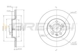 BREMSI CD6939S - DISCOS DE FRENO VOLVO