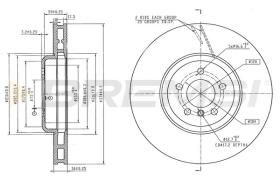 BREMSI CD8042VRD - DISCOS DE FRENO BMW